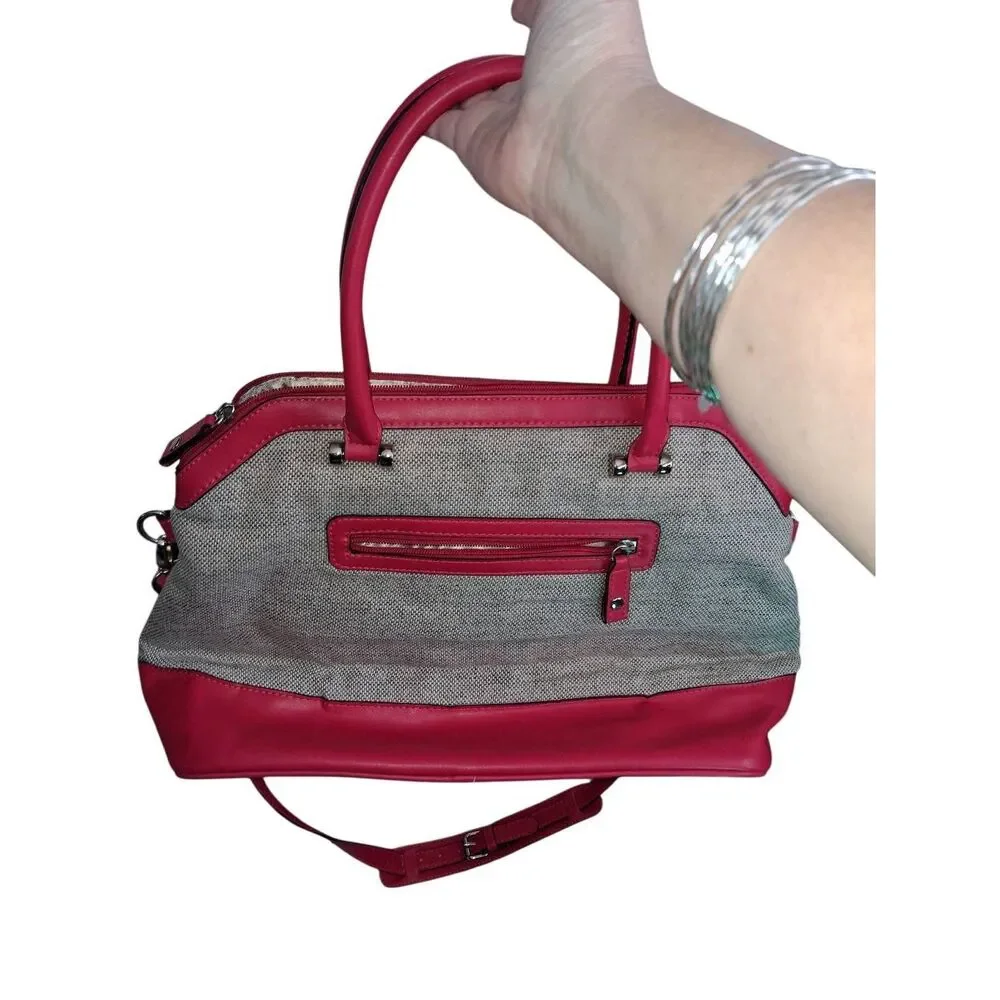 London fog convertible tote new without tags in watermelon